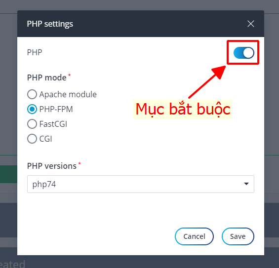 PHP Setting