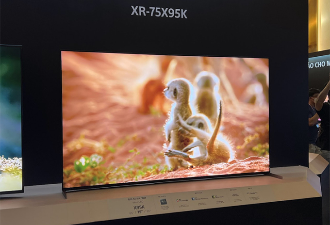 Sony Bravia XR-75X95K. Ảnh: Tuấn Hưng