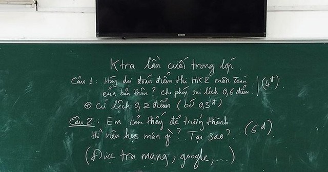 Những bài kiểm tra cuối cùng của đời học sinh: Đọc xong đề bài ai nấy đều vô cùng xúc động! - Ảnh 1.